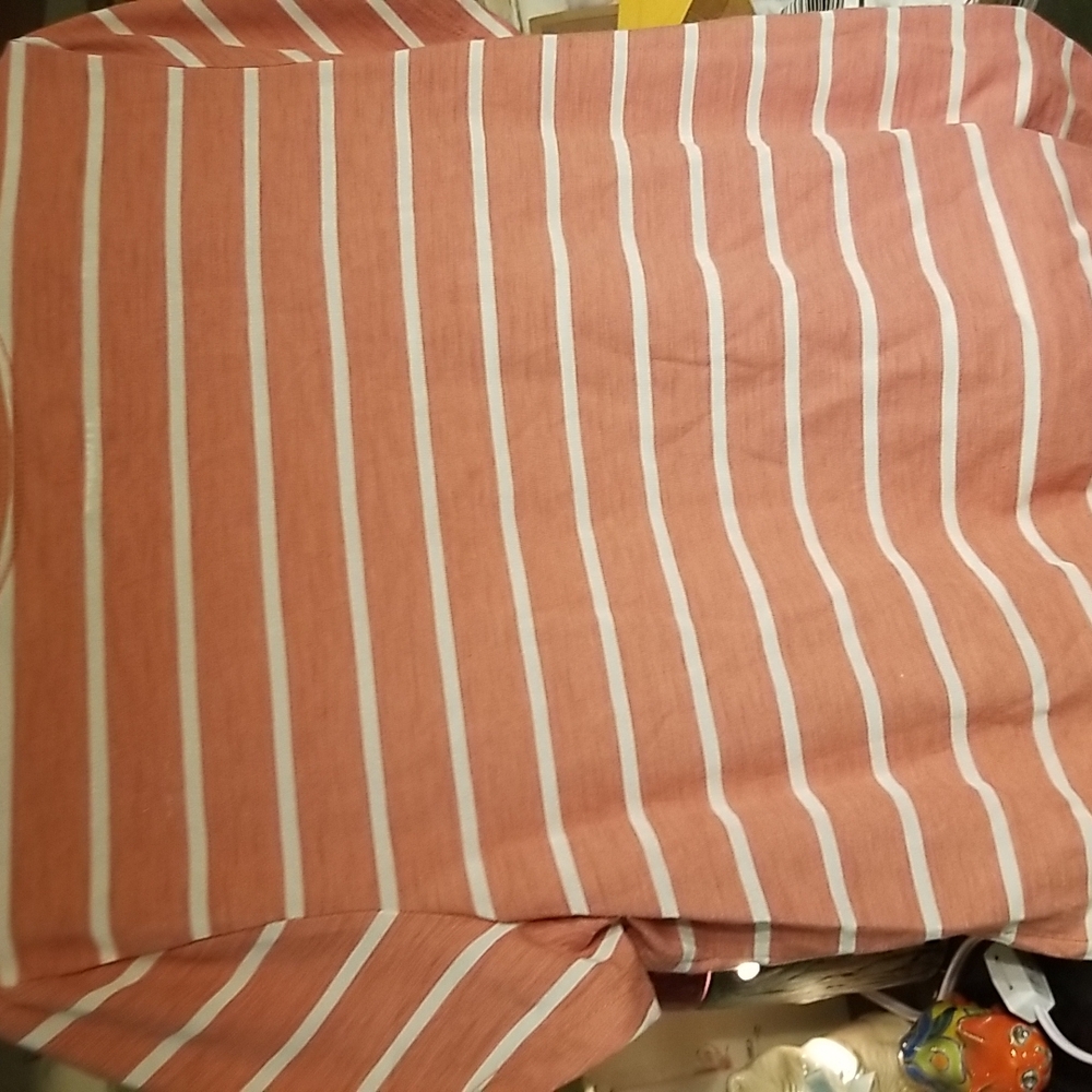 Striped Short Sleeve Tee XL TIME @ TRU